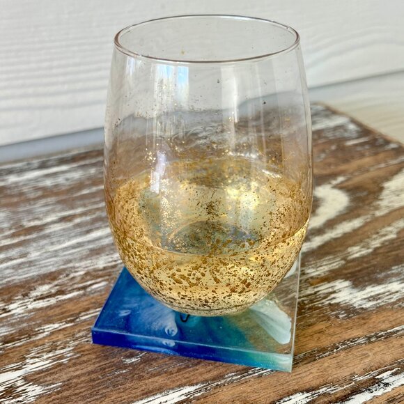 Ocean Animals Ocean Waves Resin Drink Coasters Set of 4 Beach House Dolphin - Picture 8 of 8